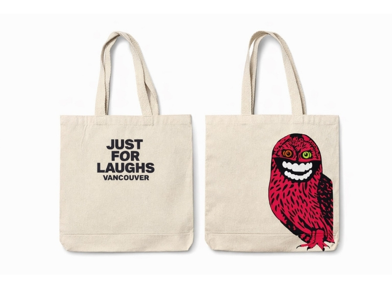 Natural Kevin Logo Tote